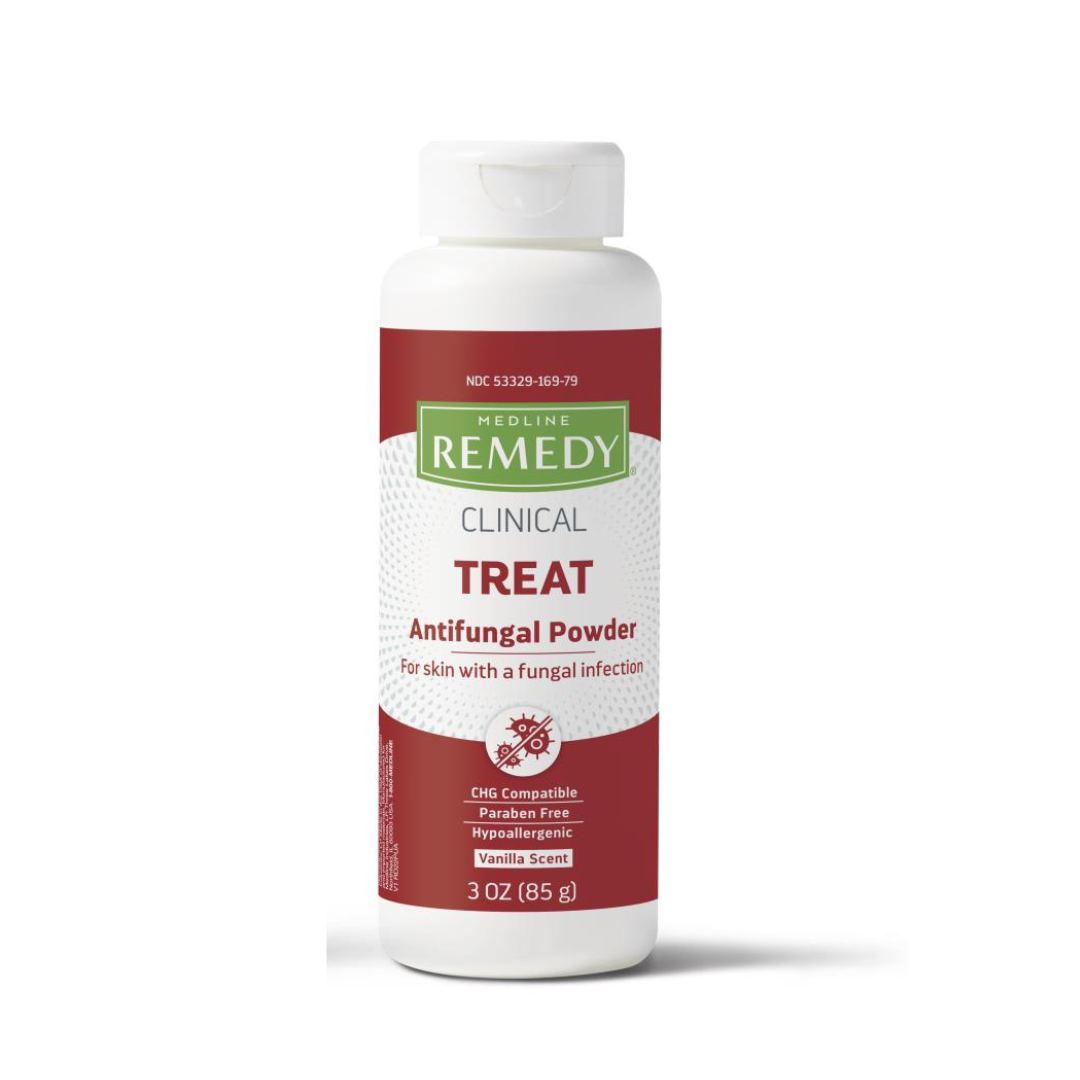 Medline Remedy Clinical Antifungal Powder - 3 oz Bottles - Senior.com AntiFungals